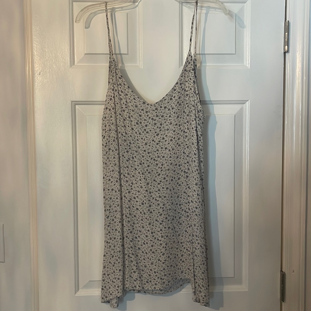 Floral print mini dress